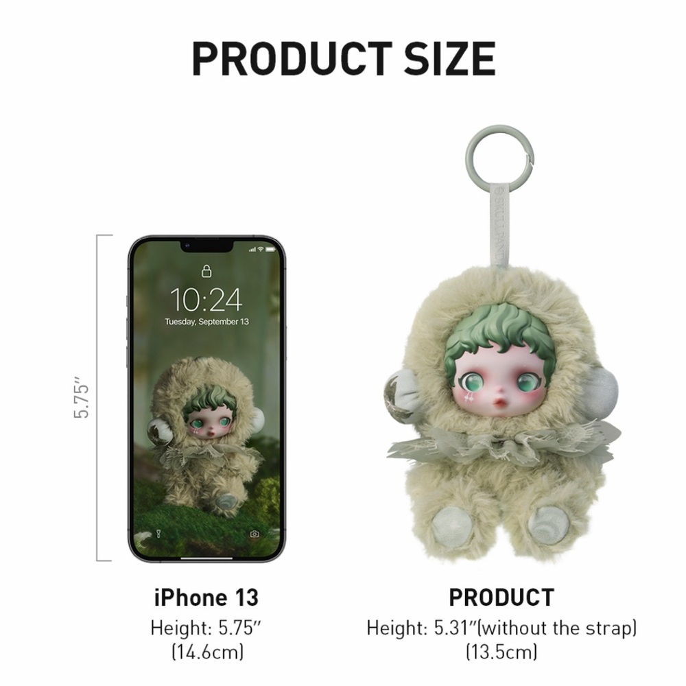 Pop Mart- Skullpanda L’Impressionnisme Plush Pendant Blind Box, DEW - Picture 12 of 12